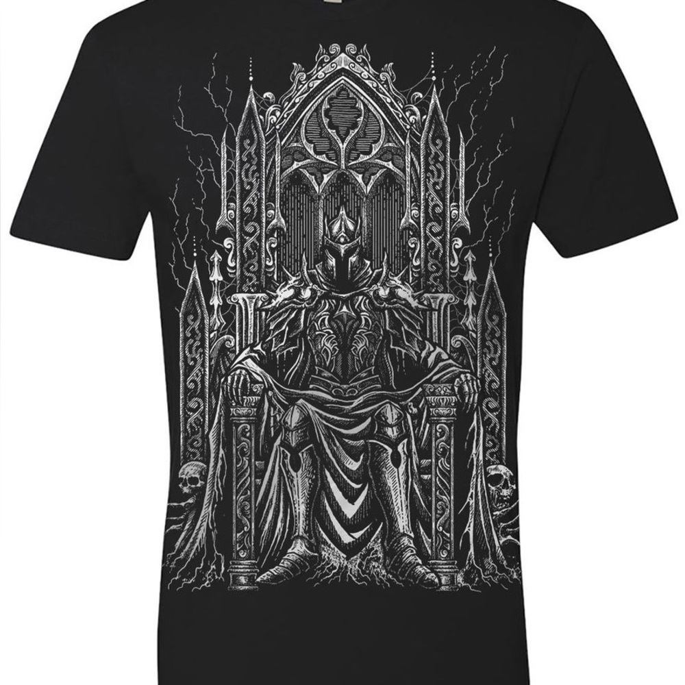 Medieval Knight T-shirt [Metallic Silver]